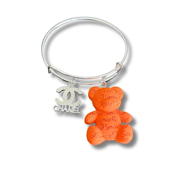 Custom bangle charm bracelet - Picture 3 of 3